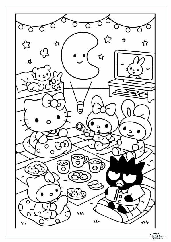 Hello Kitty Coloring Pages 3 50
