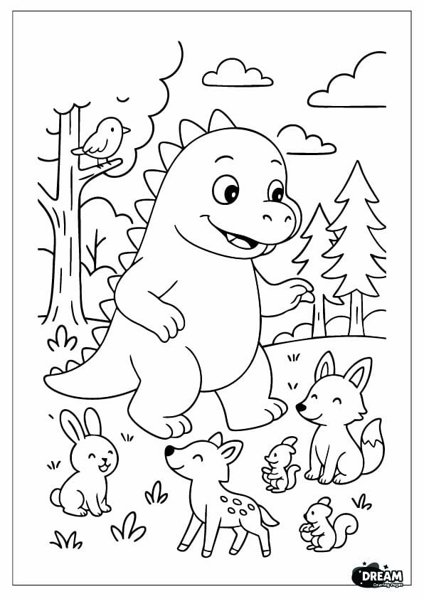 Godzilla Coloring pages 3 50