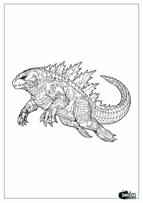 Godzilla Coloring pages 9 50