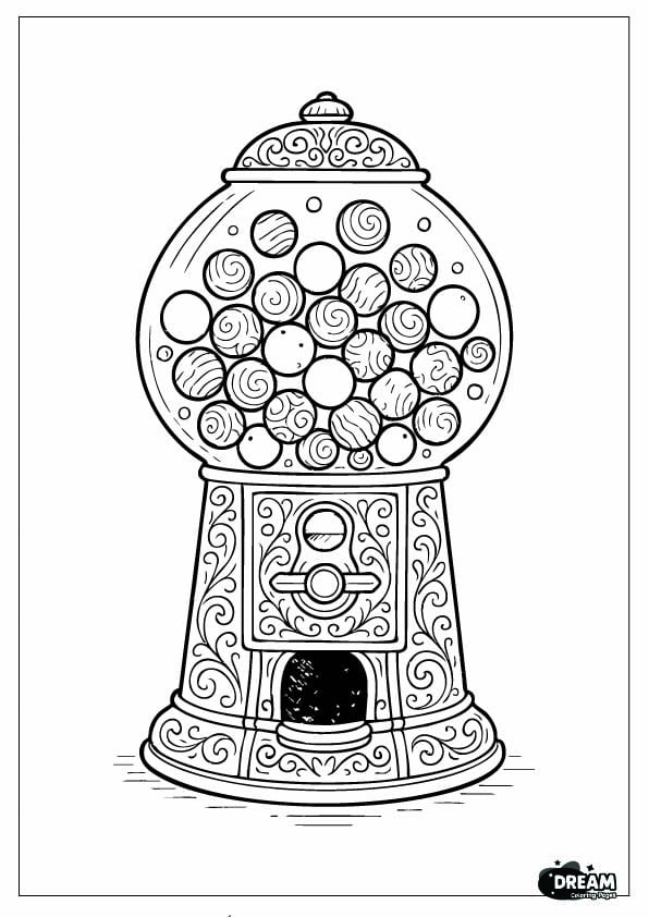 Kawaii Coloring Pages 07 50